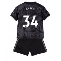 Arsenal Granit Xhaka #34 Fotballklær Bortedraktsett Barn 2022-23 Kortermet (+ korte bukser)